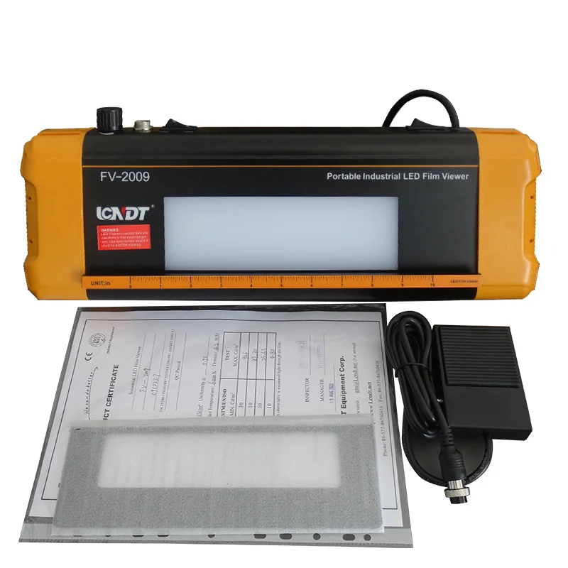 FV-2009 LED Film Viewer with Portable Industrial  Film Viewers LED  Flaw Detector