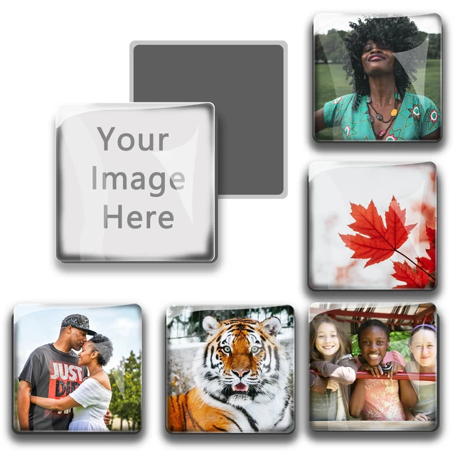 Custom decepcionada Animals Square Fridge Magnet