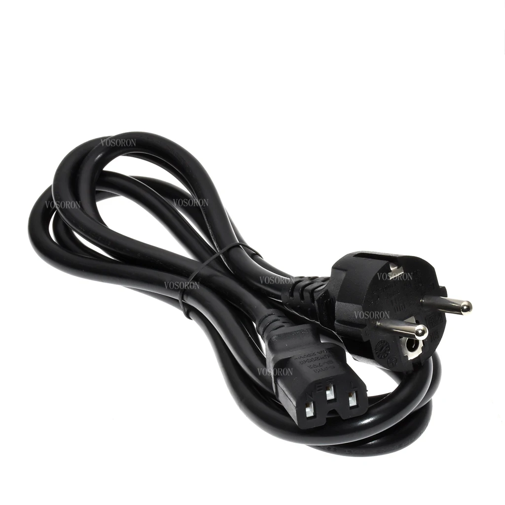 Euro Schuko to C15 Power Cord, EU Schuko CEE7/7 to IEC320 C15 Female Power Extension Cable Cord,10A/16A 250V