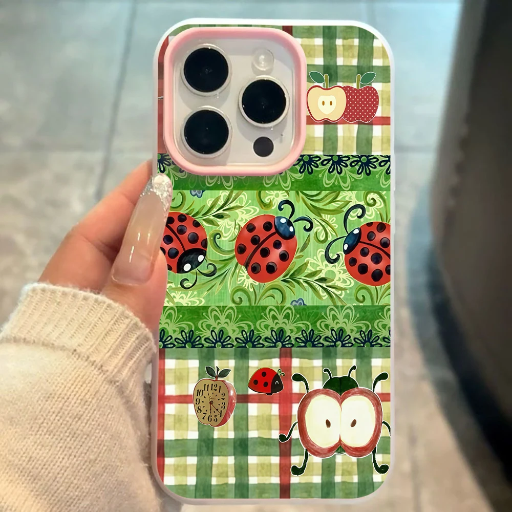 Für Xiaomi Redmi Note 14 13 12 11 10 Pro Plus 4G 5G Redmi 14C 13C 15C Country Green Plaid Print Handyhülle Silikon TPU Cover – Detail 2