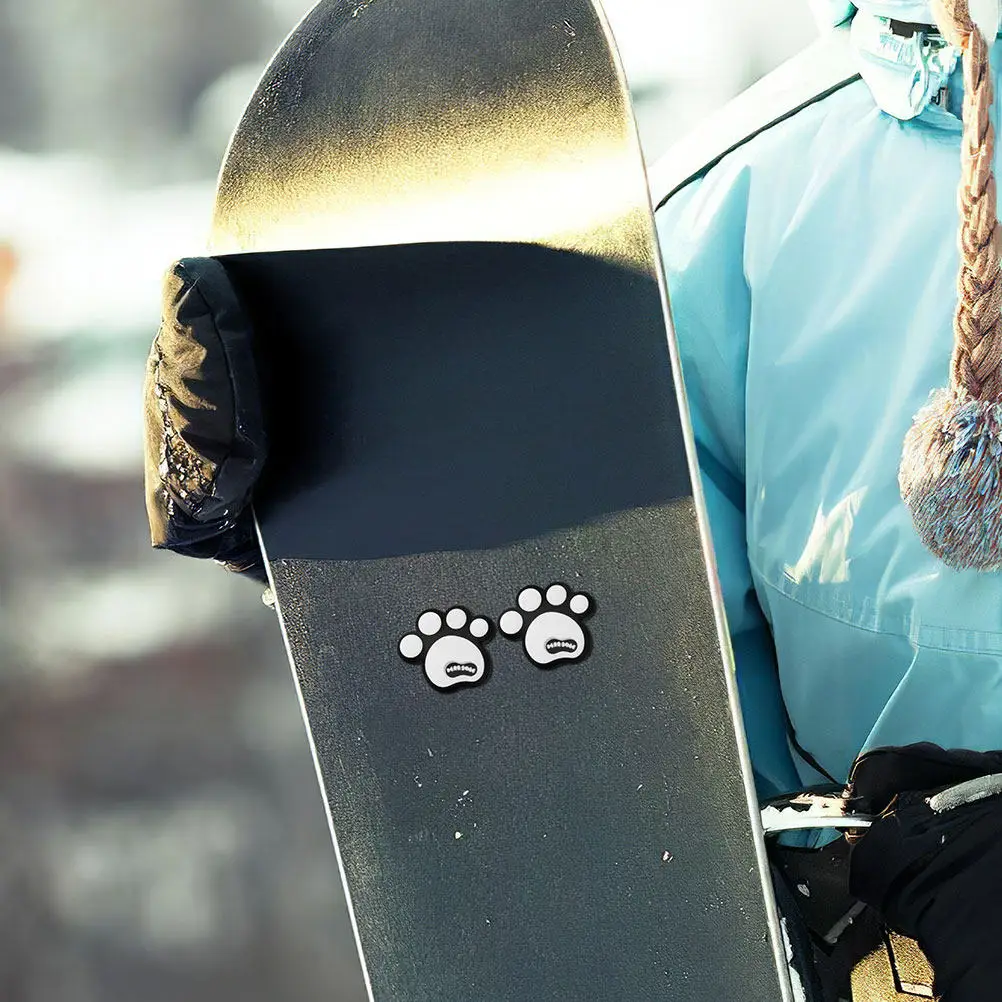 

Набор из 8 наклеек-противоскользящих накладок для сноуборда и лыж: улучшение сцепления, безопасность и устойчивость, декор для зимнего спортивного инвентаря, DIY