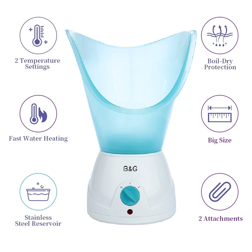 50ML Facial Steamer Nano Steamer Hot Sprayer Face Humidifier Skin Moisturizing Pores Cleansing Skin Deep Hydration Control Oil