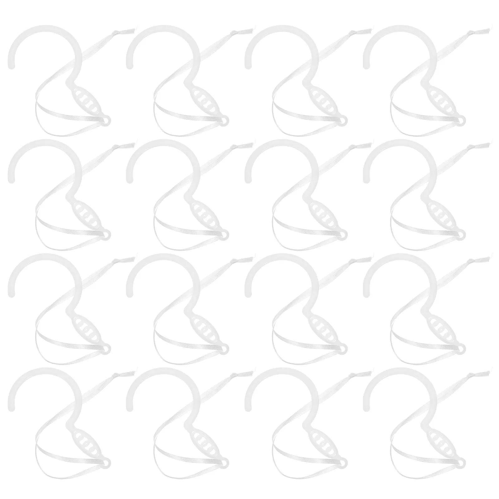 

50 Pcs Mosquito Net Hook Bed Hanger for Curtain Hooks Plastic Clip Gazebo Drapery Curtains Sliding Infant Frame Clips