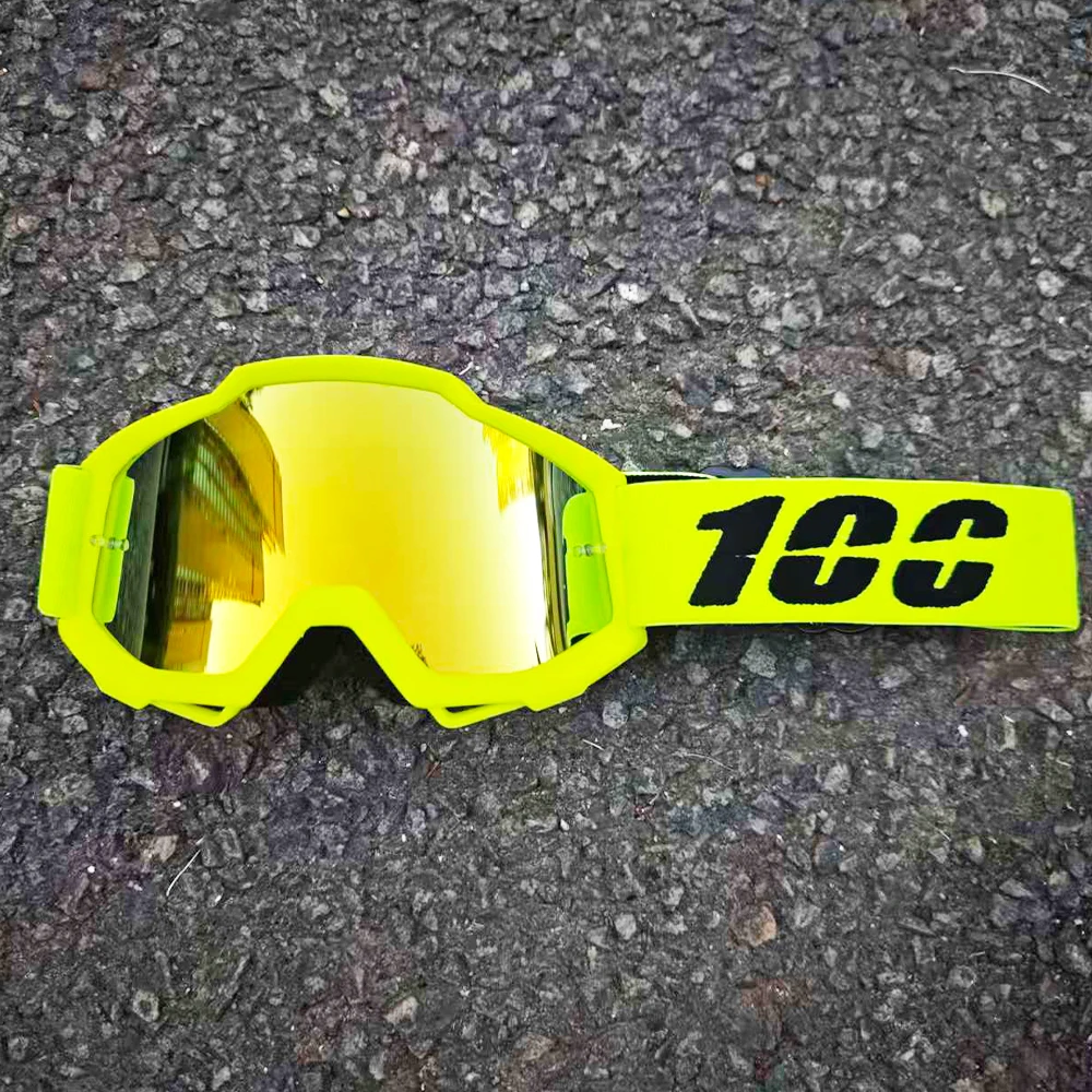 MX Off-Road Motocross-Brille Staubdichte Winddichte Skibrille mit PC-Linse für Dirt Bike Rennhelm