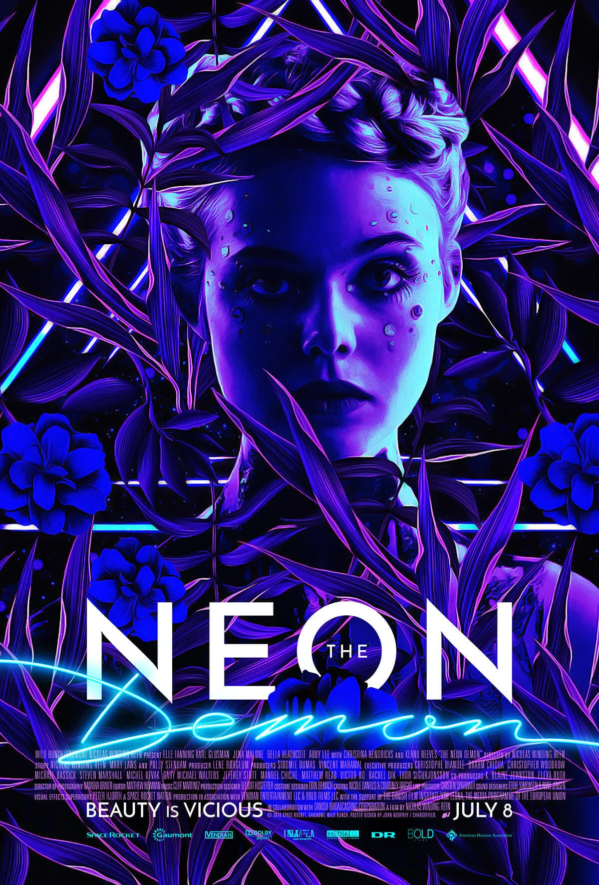 Film The Neon Demon (2016) Poster Prints Muursticker Home Decor