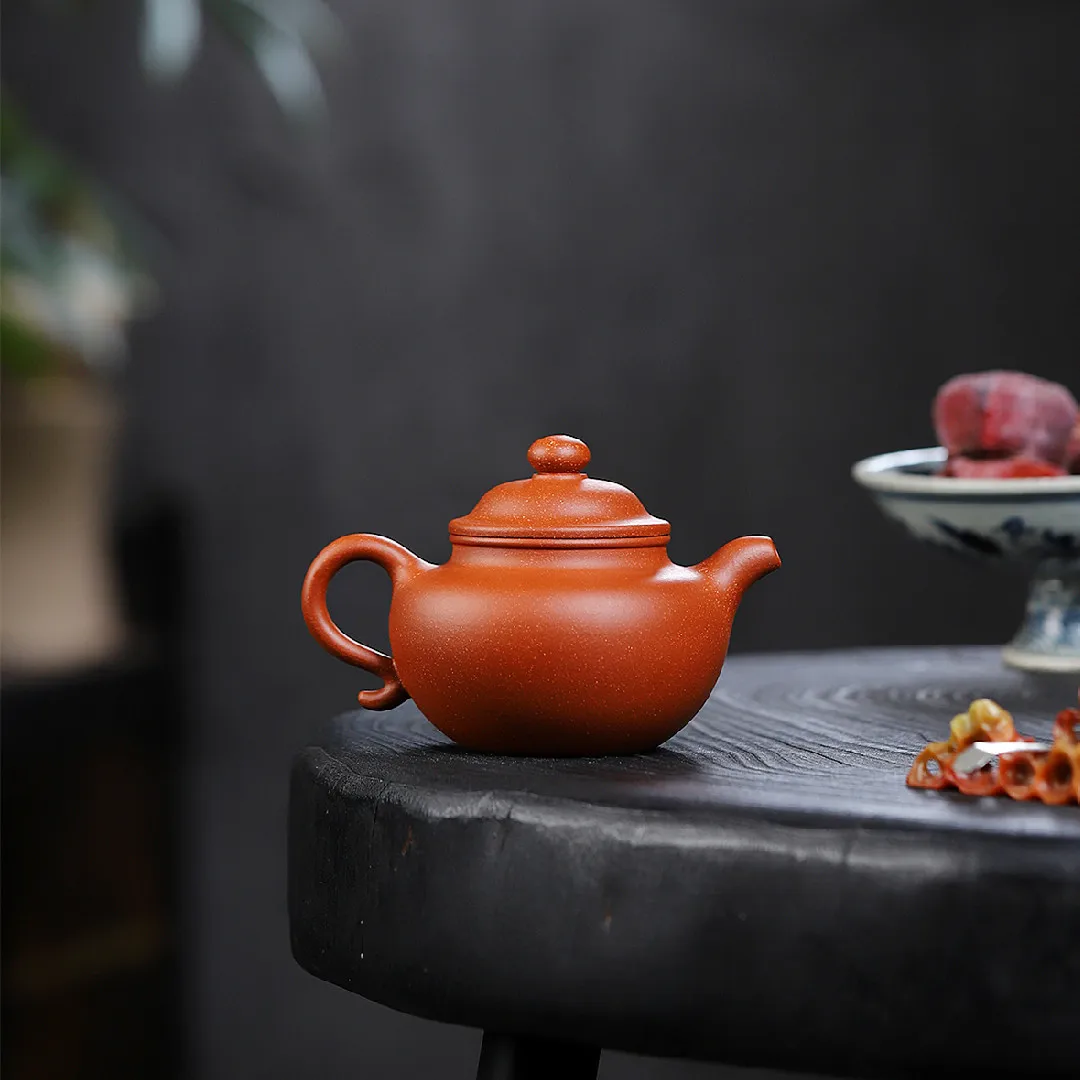 High Quality Yixing Zisha Teapot Ore Red Descending Slope Mud Famous Handmade Origin