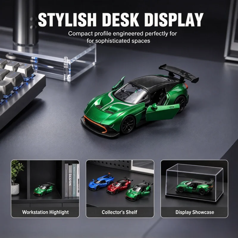 1/32Diecast Alloy Racing Car Model, Multi Colors, Openable Doors, Desktop Display Collectible Ornament