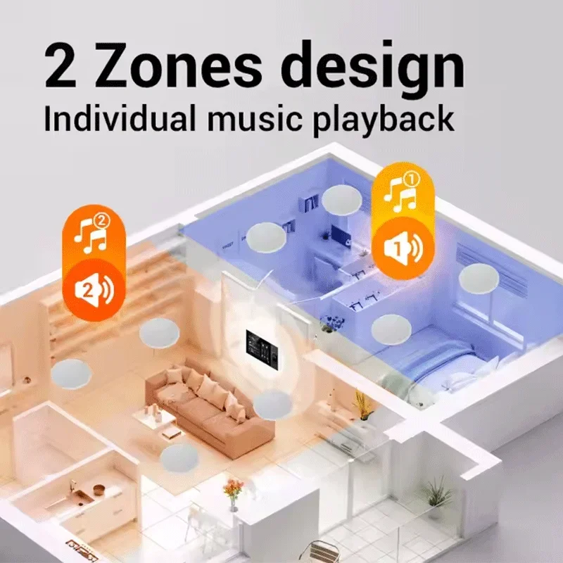 Anjielo TUYA Smart Music التحكم المركزي المضيف 7 بوصة مقبض لوحة المنزل الذكي مع ربط المشهد CE معتمد