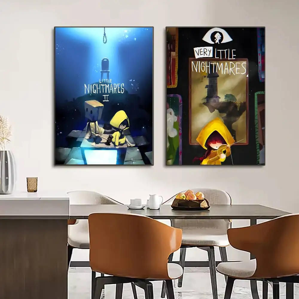 Game Little Nightmares Poster HD art sticky wall waterproof home living room bedroom bar aesthetic decoration