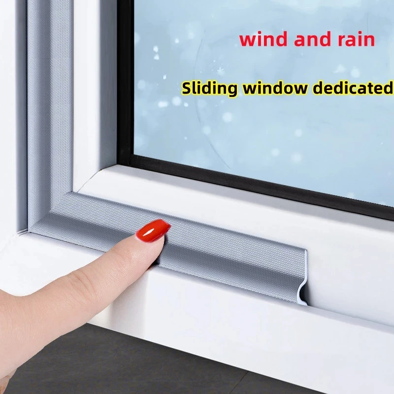 Window Sealing Strip Acoustic Foam for Sliding Door Windows Windproof Soundproof Cotton Seal Door Gap Sound Foam