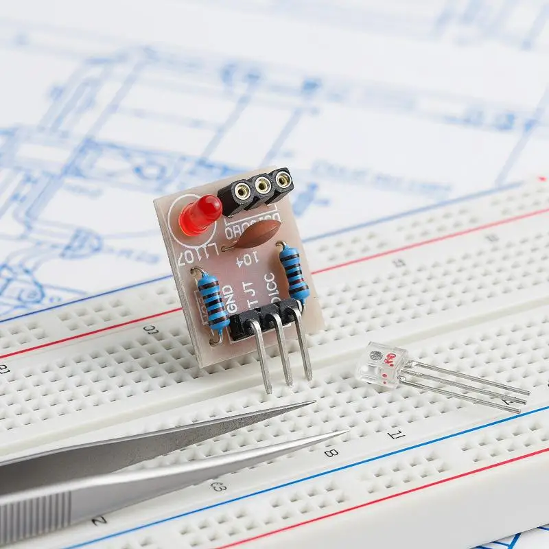 Laser Receiver Sensor Module Non-Modulator Tube Compact Size Relay Switch for Portable Laser Detection Device Assembly