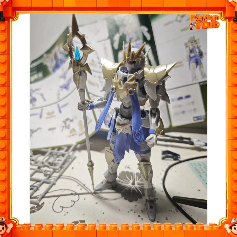 

In Stock Bandai Liber Fighter Fantasy Series Axe Armed Knight Assembly Model Kit Collectible Display Action Figure Toy