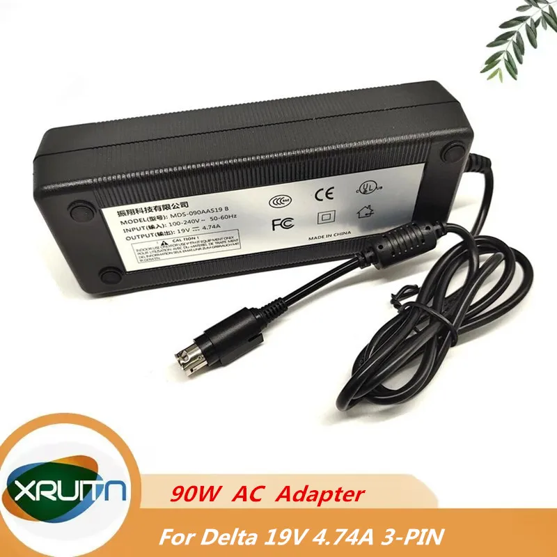 

Для DELTA MDS-090AAS19 B Адаптер переменного тока Зарядное устройство 3-контактный разъем 19 В 4,74 А 90 Вт