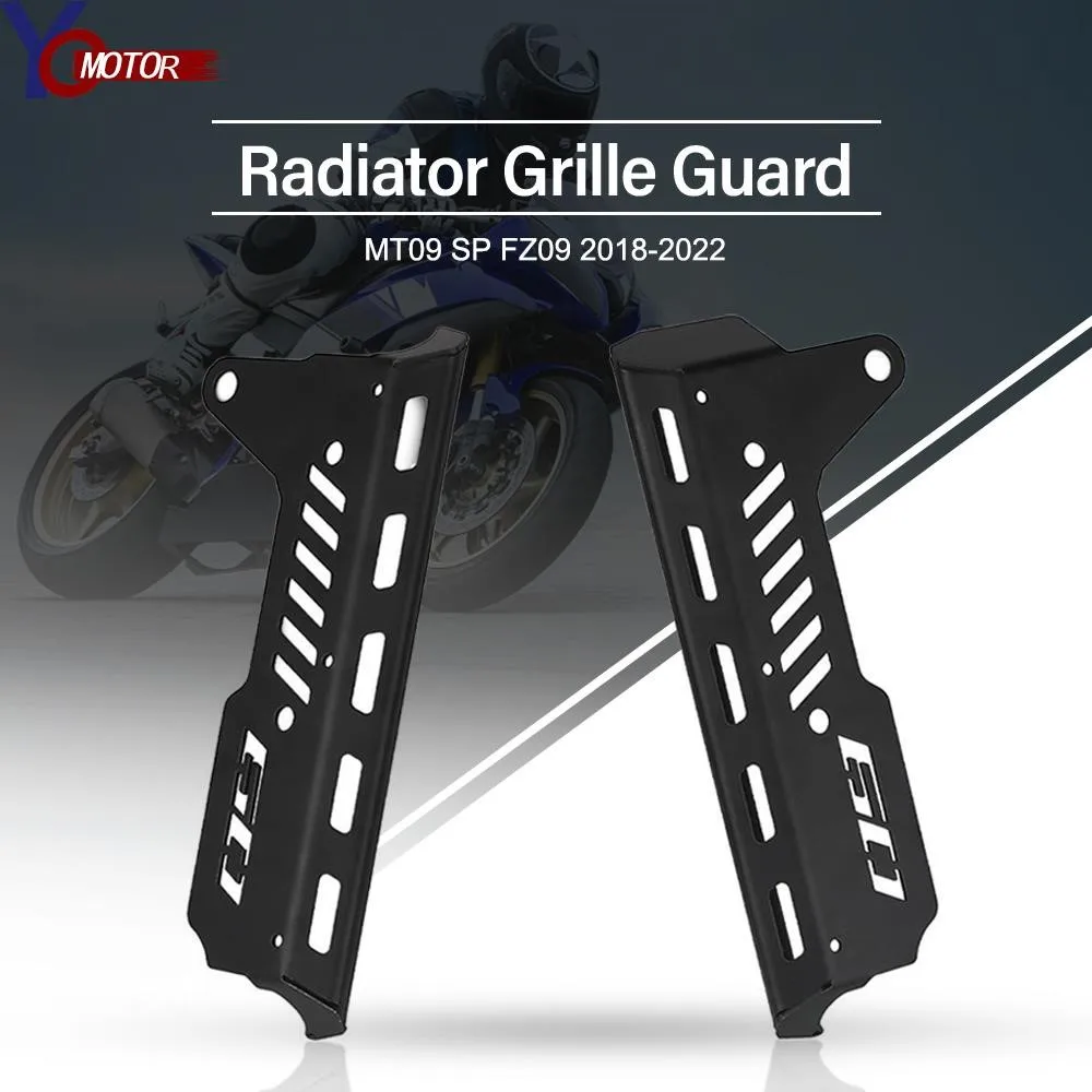 2 Piece FOR YAMAHA MT-09 FZ-09 2017-2020 MT09 SP 2018 2019 2020 Motorcycle Accessories Radiator Guard Side Cover Aluminum Parts