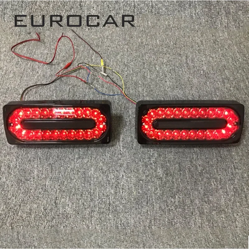 Great Quality Tail Light For G Class W463 G500 G550 G350 G63 G65 Black LED 3D Light Rear Decoration Lights Auto System