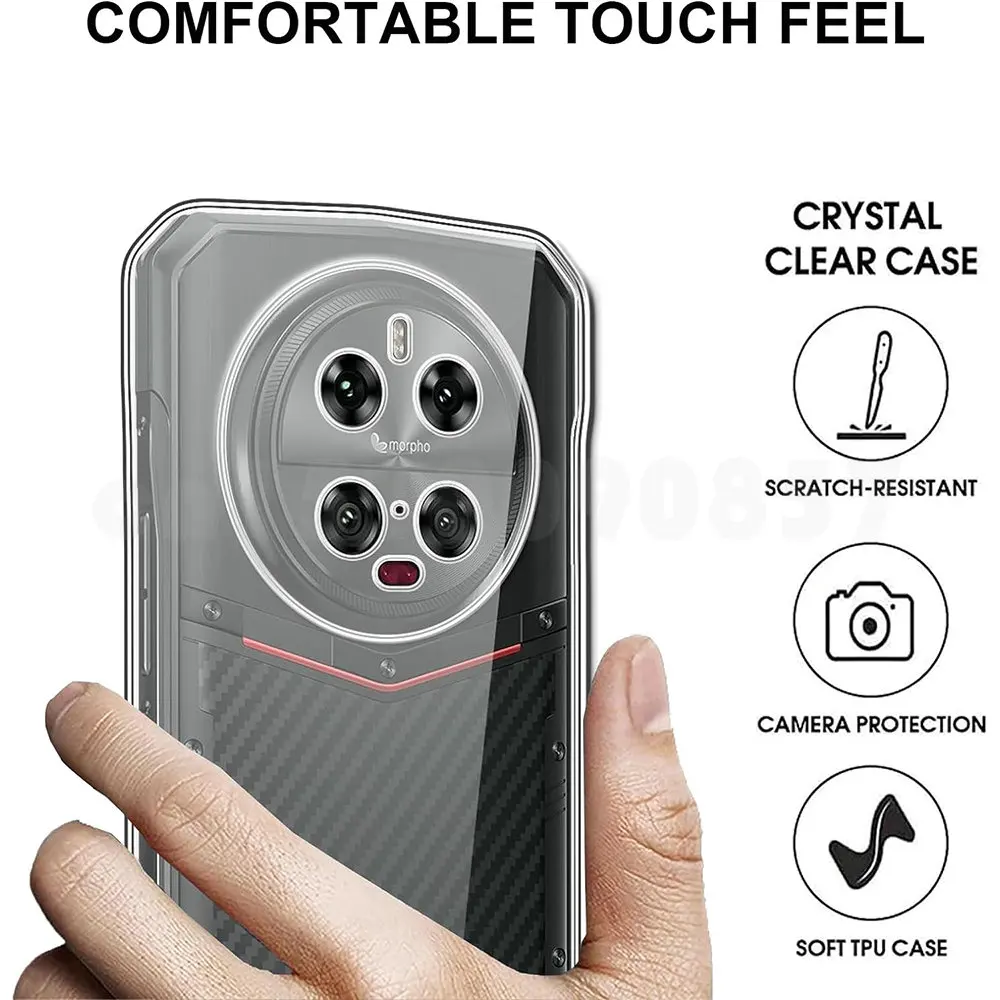 For Doogee DK10 Soft TPU Clear Transparent Phone Case On For Doogee DK10