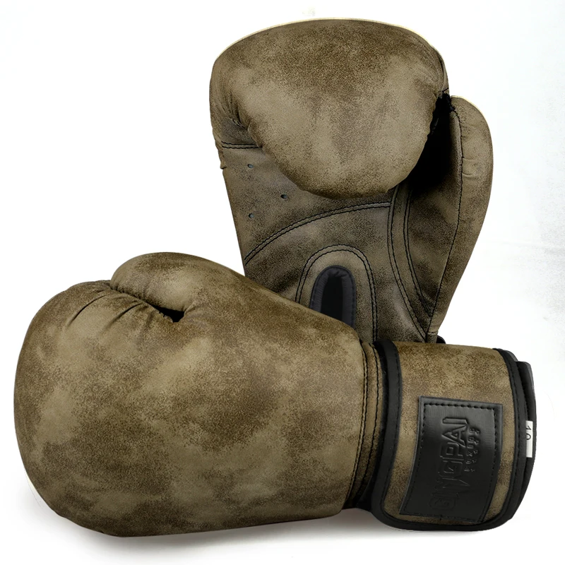 Rękawice bokserskie 8 10 12 uncji PU Leather Muay Thai Guantes De Boxeo Free Fight mma Worek z piaskiem Rękawice treningowe dla dorosłych mężczyzn