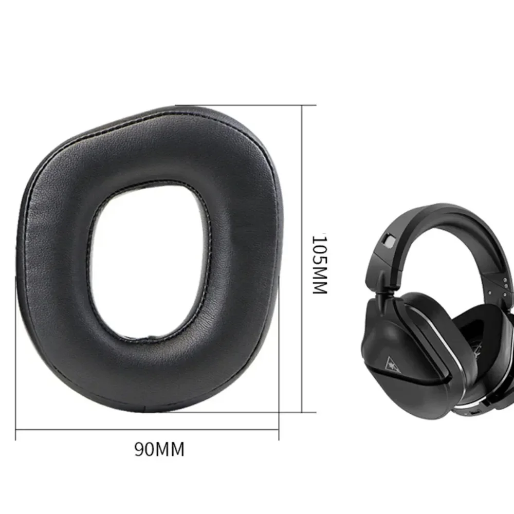 

1Pair Protein Ear Pads Headset Earpads Replacement Ear Cushion Headphone Accessories for Turtle Beach Stealth 700 Gen 2 .