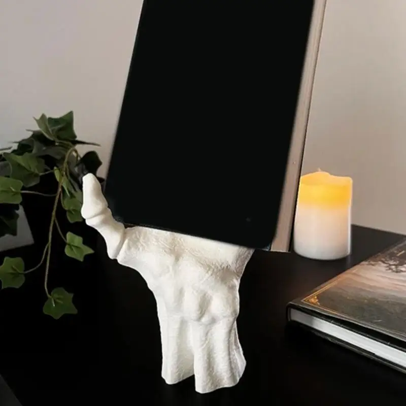 Y1UB Spooky Demons Hand Books Stand Bookend for Bookshelf Decoration and Desk Storage
