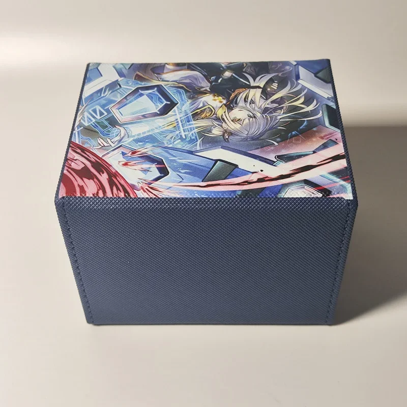 YuGiOh Sky Striker Ace-Shizuku Self Made Leather Card Storage Box Center Card Anime Classics Game Collection Cards Toy Gift