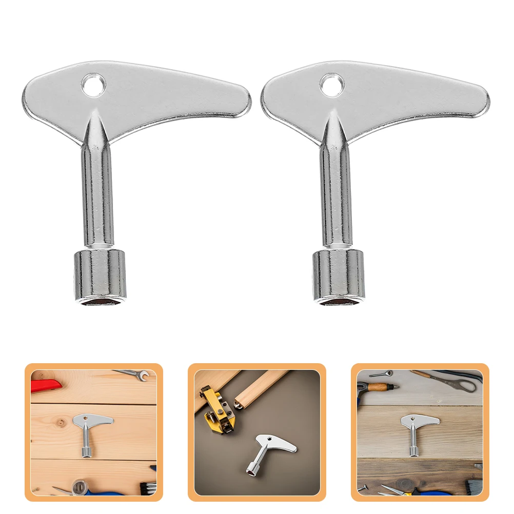 

2 шт. треугольный ключ для лифта, дверной гаечный ключ, аварийные ключи, сменные инструменты, аксессуары