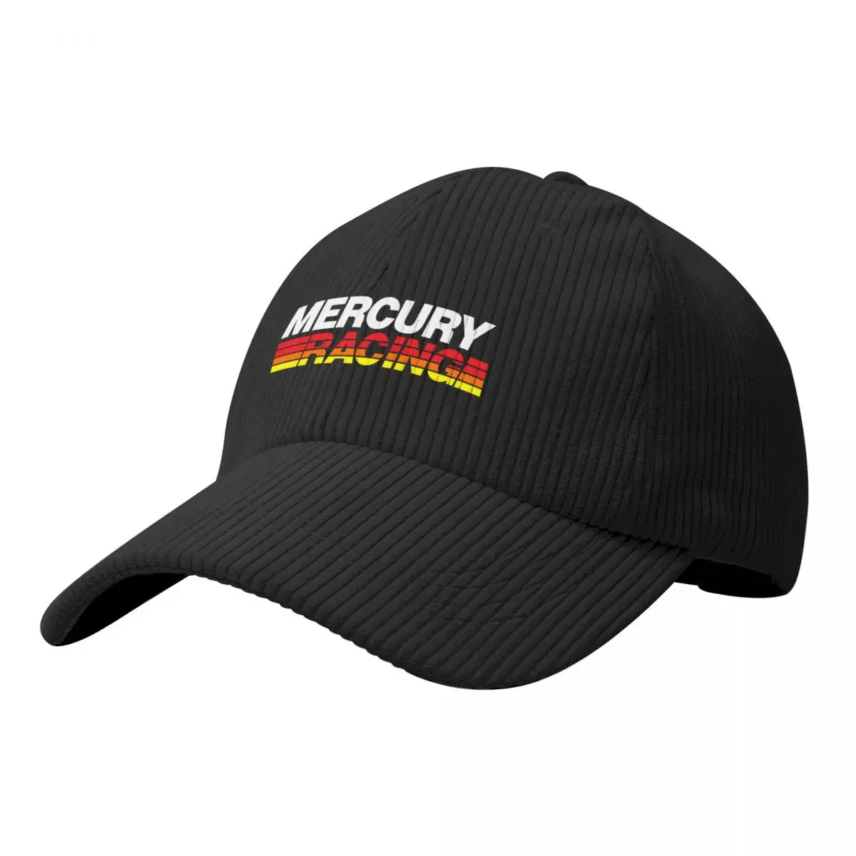 Mercury Racing Corduroy Baseball Cap Mountaineering Christmas Hat Beach Outing Trucker Hats For Men Women's