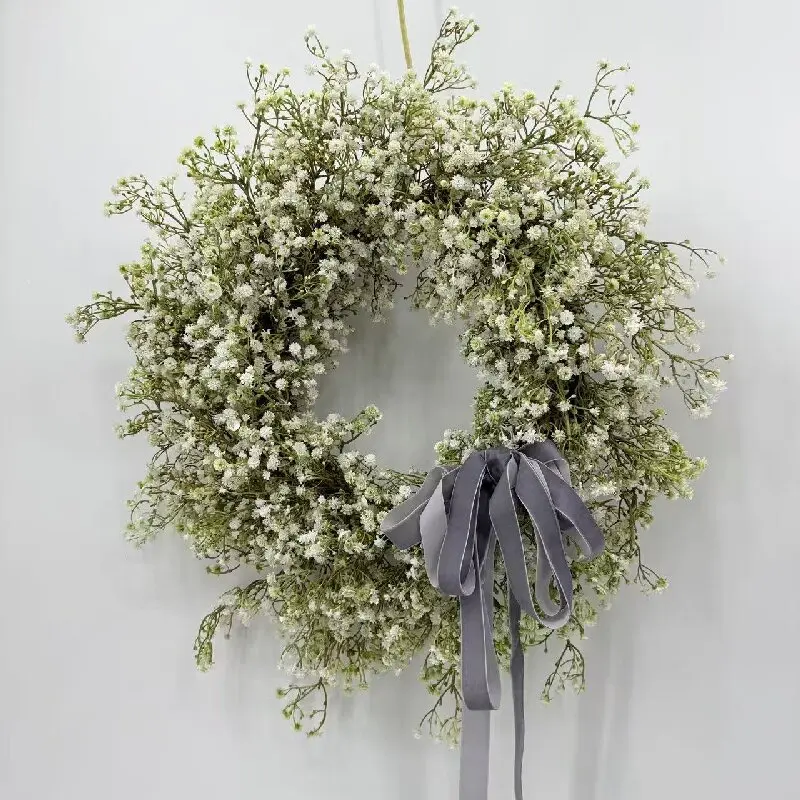 

Artificial baby breath home decoration wreath wedding scene