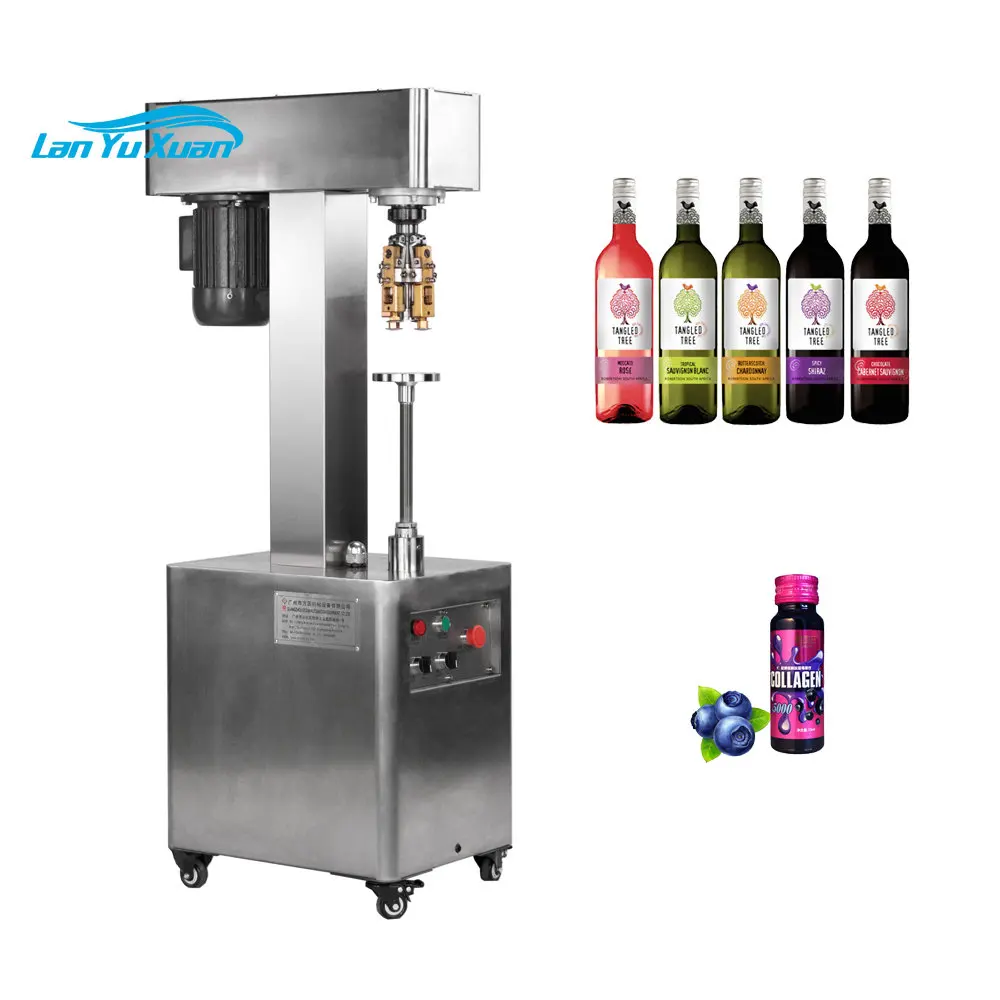 

Semi Automatic Glass Beverage Wine Small Plastic Bottle Manual Capper Machine