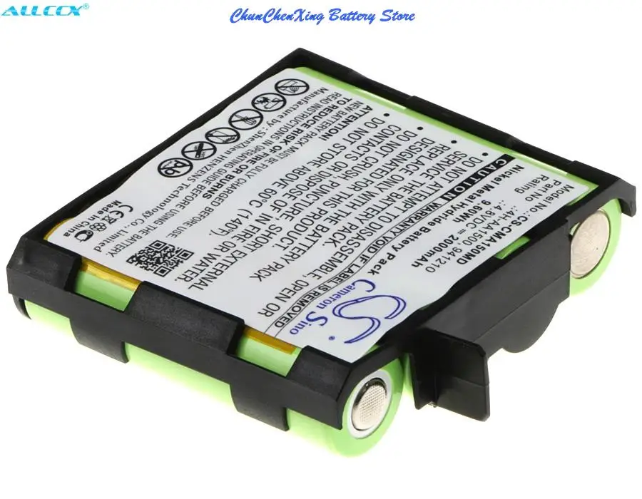 Cameron Sino 2000mAh Battery 4H-AA1500, 941210 for Compex Mi-Ready, Runner, SP 2.0, SP 4.0, Sport Elite, Vitality, voor Fit 1.0