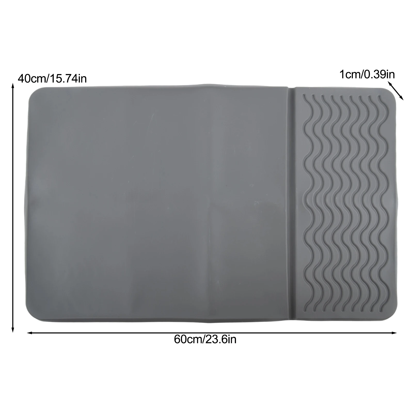 

Anti-slip Drain Pad 60x40x1cm 23.6x15.74x0.39inch Insulation Pad Easy To Clean Raised Edge Construction Spill Containment Design