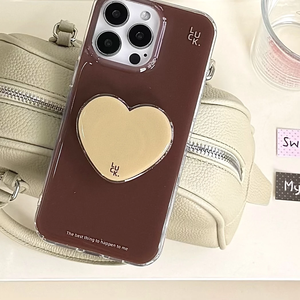 Phone Cases Big W - Korean INS Three Maillard Color with