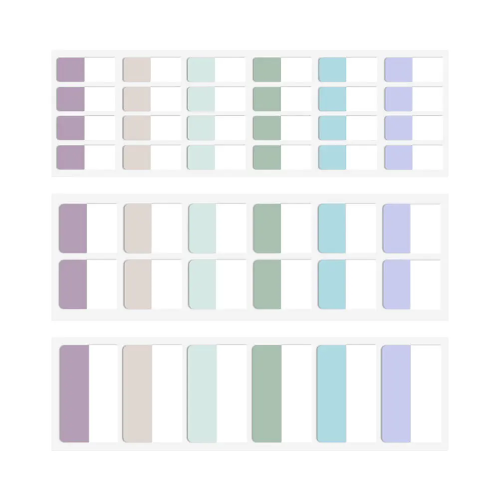 Sticky Page Tabs Memo Pad Self Adhesive Marker Dry Book Tabs Colorful Page Tags High Grade Materials