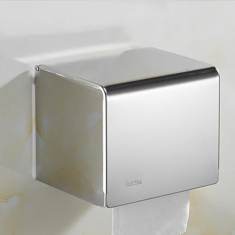 cdbm Dual-Use SUS304 Stainless Steel Waterproof Toilet Paper Dispenser | Model: ZJJG-006