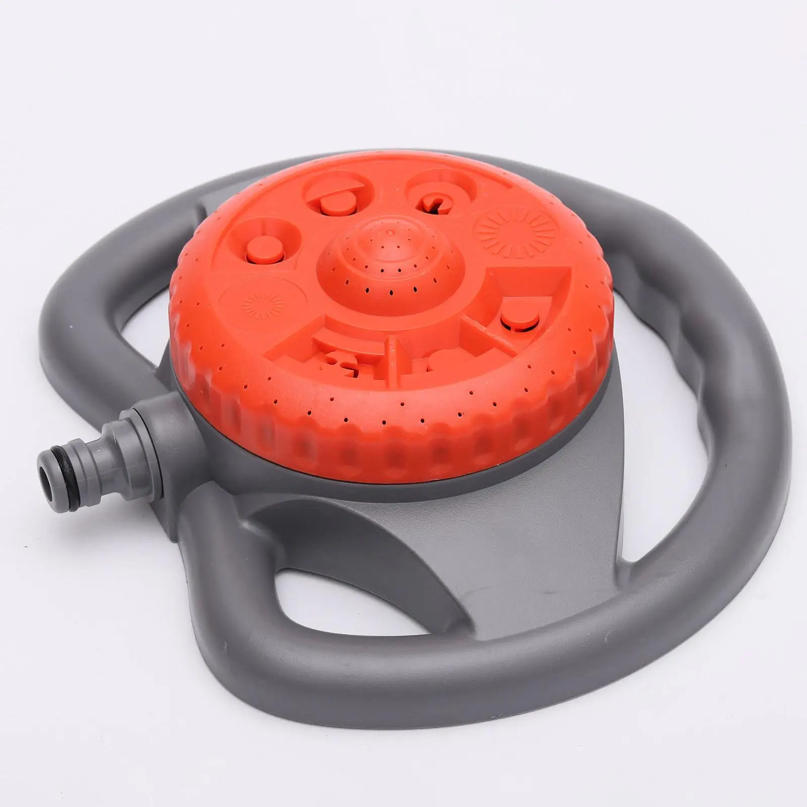 8 Pattern Turret Sprinkler Ground Sprayer Multipurpose Automatic Irrigation Tool for Playing Outdoor Yard Walkway Garden
