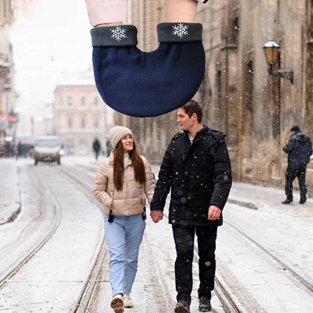 ชุดถุงมือคู่รักฤดูหนาว 3 ชิ้น/ชุด ถุงมือหนา อุ่น ยืดหยุ่น กันลม ทำจากไนลอนและโพลีเอสเตอร์ ถุงมือฤดูหนาวสุดโรแมนติกสำหรับคู่รัก