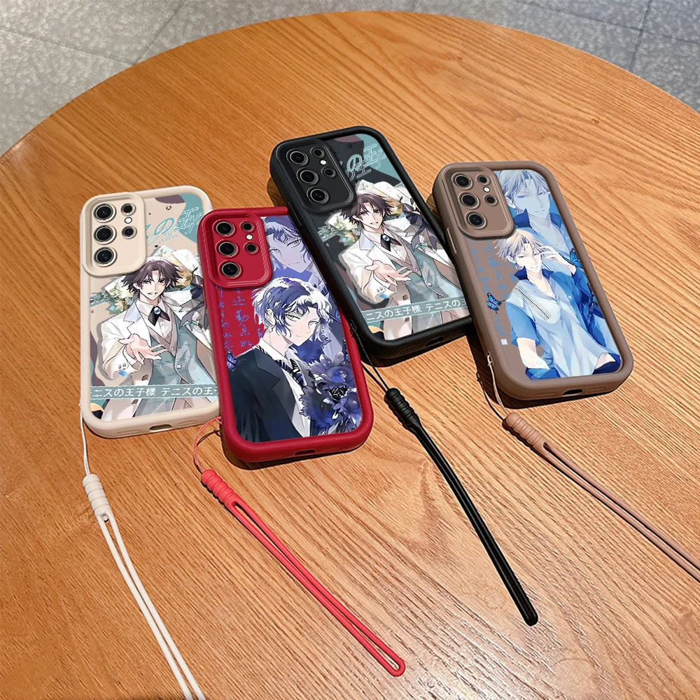 

Anime The Prince of Tennis Phone Case for OPPO Realme 12 11 C11 C12 C15 C20 C21Y C31 C33 C35 C53 C55 4G 5G Cover With Hand Strap