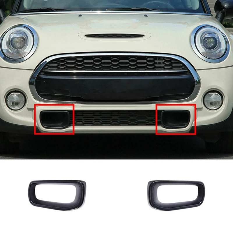 1Pair Front Bumper Air Intake Duct Frame Trim Cover For BMW MINI Cooper S F55/F56/F57 2014-2021 51117337809 51117337810