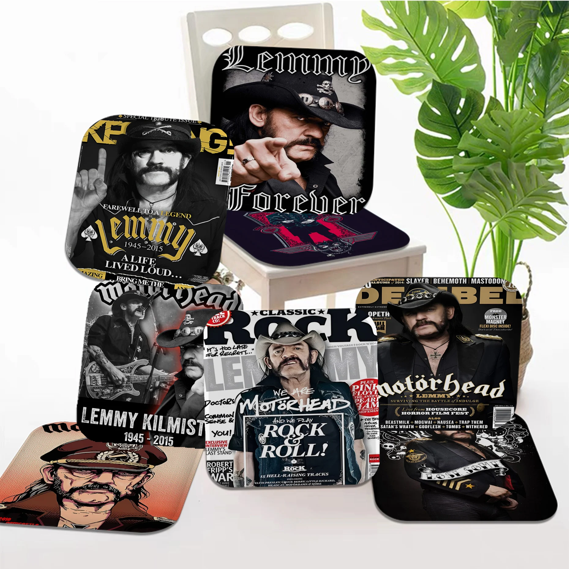 Singer L-Lemmy K-Kilmister tappetino decorativo per sedia cuscino morbido cuscino del sedile per sala da pranzo Patio Home Office tappetino da