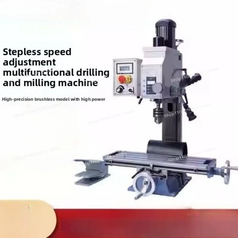 Digital Desktop Mill - Variable Speed Drilling & Tapping Machine for Home Workshop