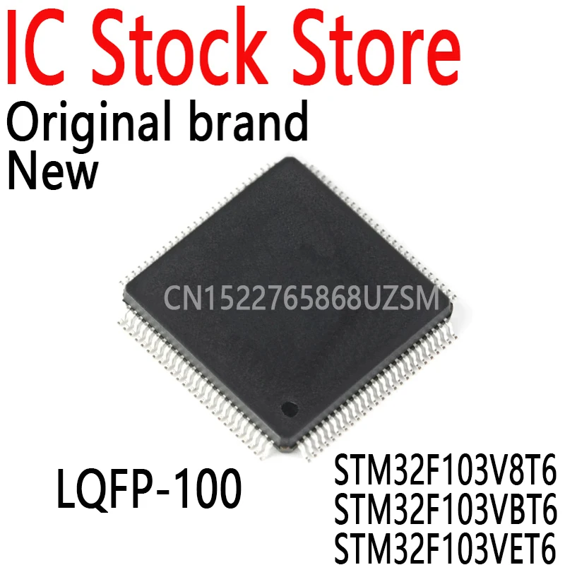 Chip Em Estoque STM32F103RCT6 STM32F103R8T6 STM32F103RBT6 STM32F103RDT6 STM32F103V8T6 STM32F103VBT6 STM32F103VET6 STM32F103ZET6