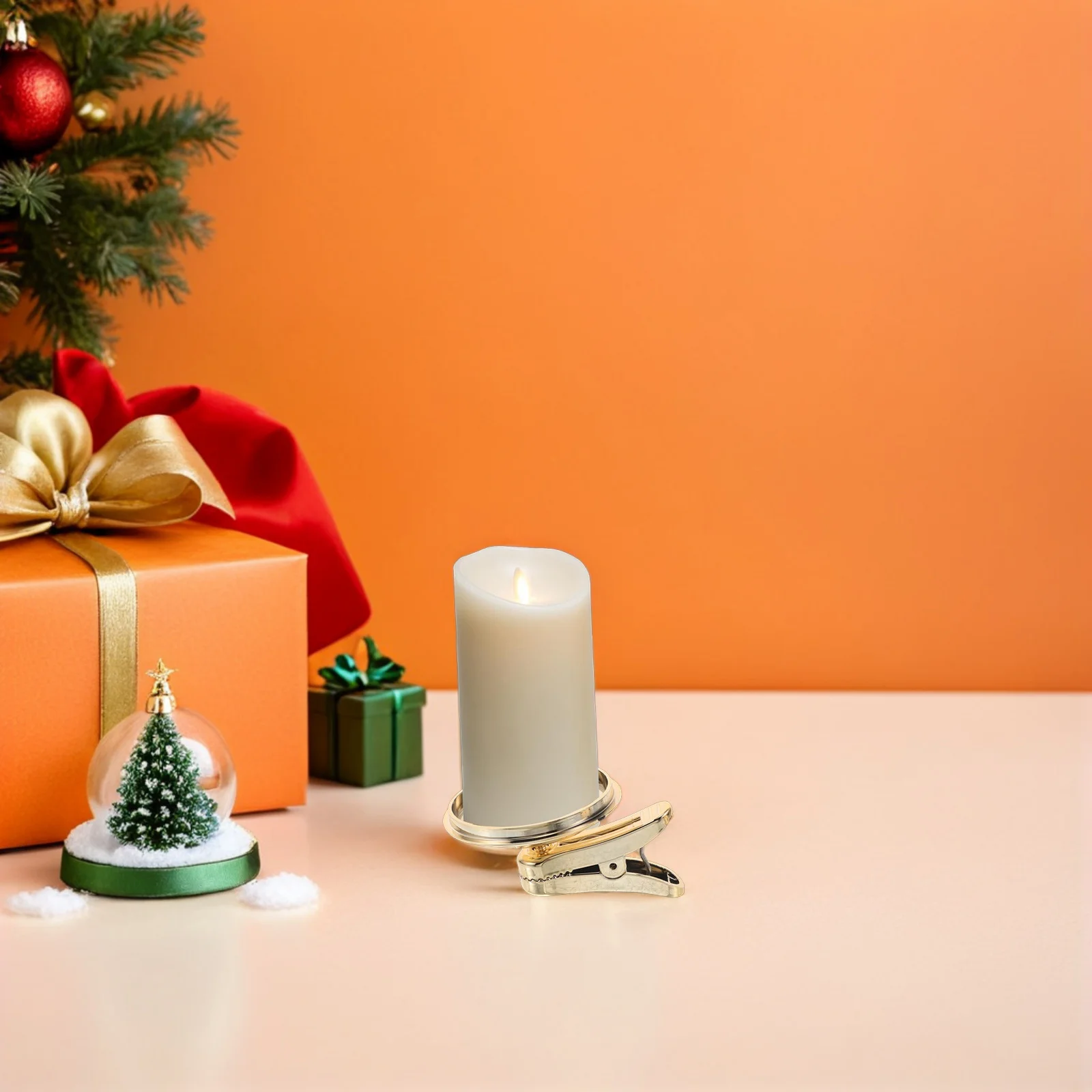 2 шт. держателя для рождественской елки Клипсы для свечей