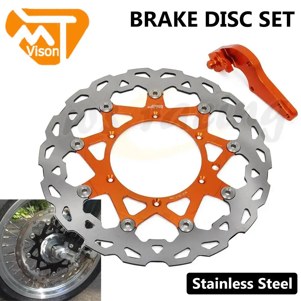 Front Floating Brake Disc Motorcycle 320MM Rotor for KTM SX SXS SXF XC XCW XCF EXC MX MXC GS 125 144 200 250 300 250 400 450 500