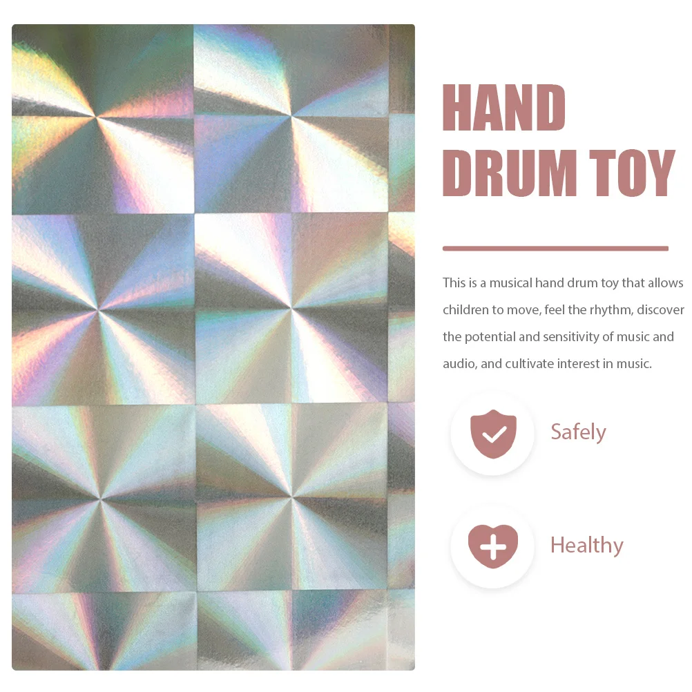 

Handheld Tambourine Percussion Drum Musical Instrument for Brain Coordination and Sensory Skill Enhancement Activity