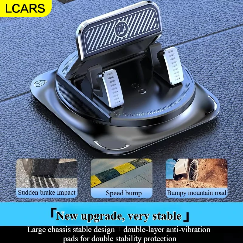 

Lcars-Central Control Instrument Panel Car Mobile Phone Holder，phone holder car，mobile holder car，phone holder in car suction cup，360-Degree Rotating Adhesive Suction Cup Car Home Navigation Support