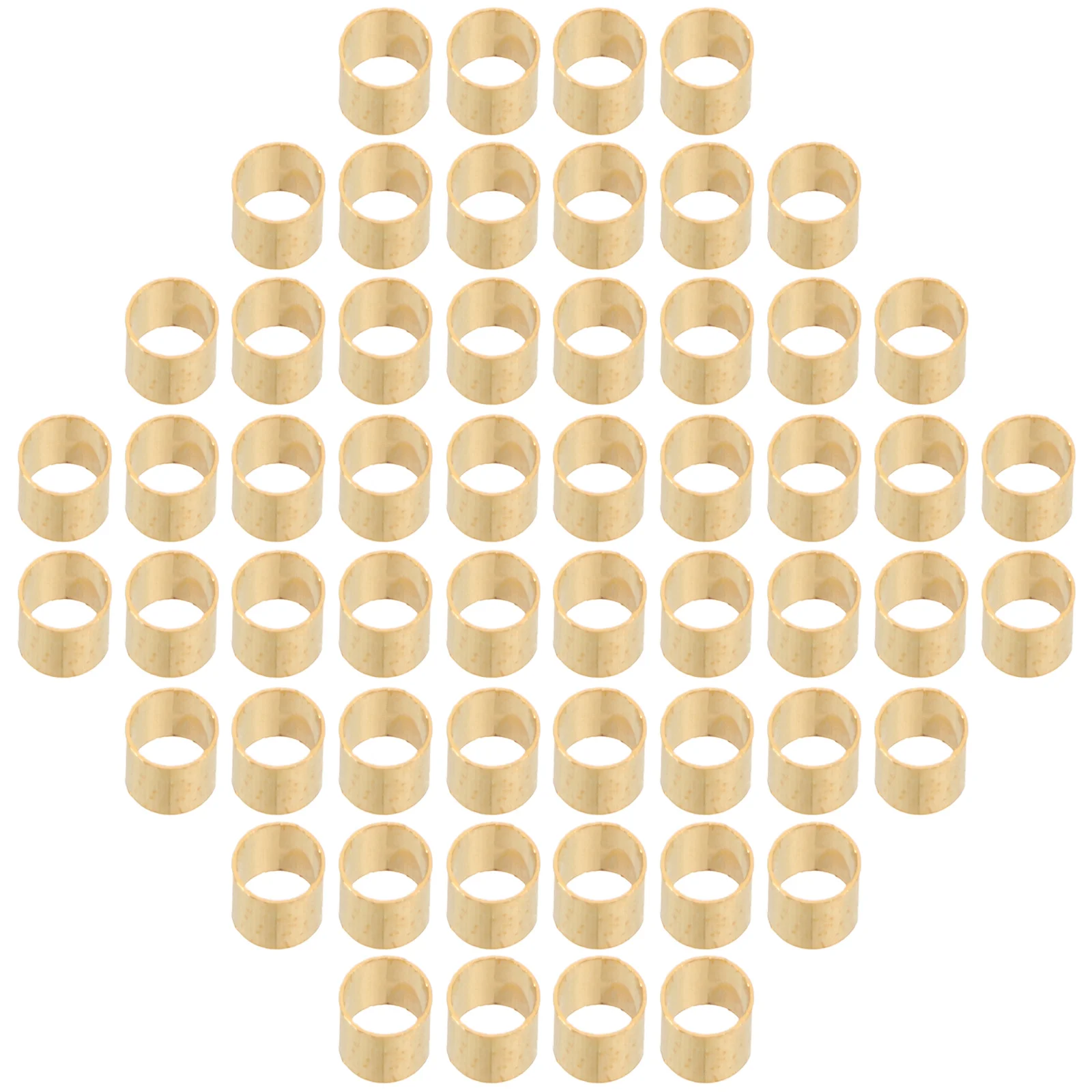 500 قطعة أنابيب تجعيد النحاس لصنع المجوهرات قبعات نهاية الحبل خزر عازل معدني المشبك نصائح Diy بها بنفسك لوازم الحرفية قلادة سوار