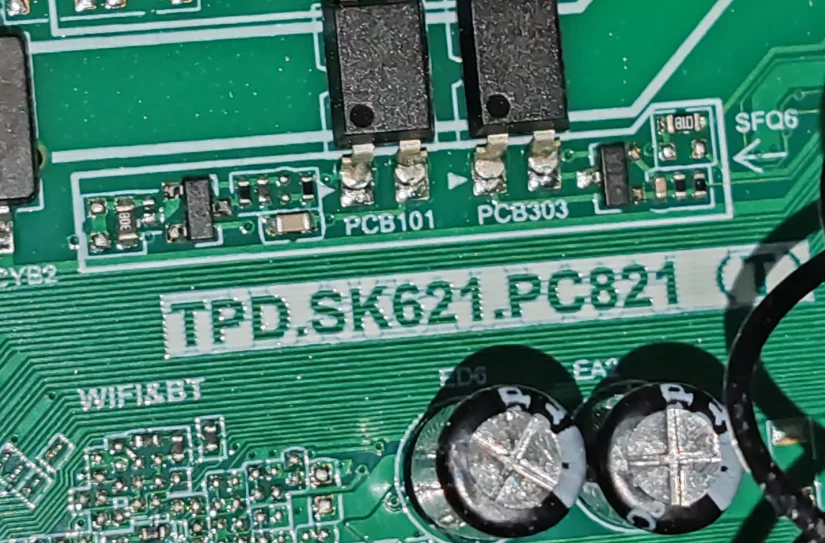 TPD.SK621.PC821(T) 4K WiFi network Android TV motherboard 1g+8G   Physical photos, tested well