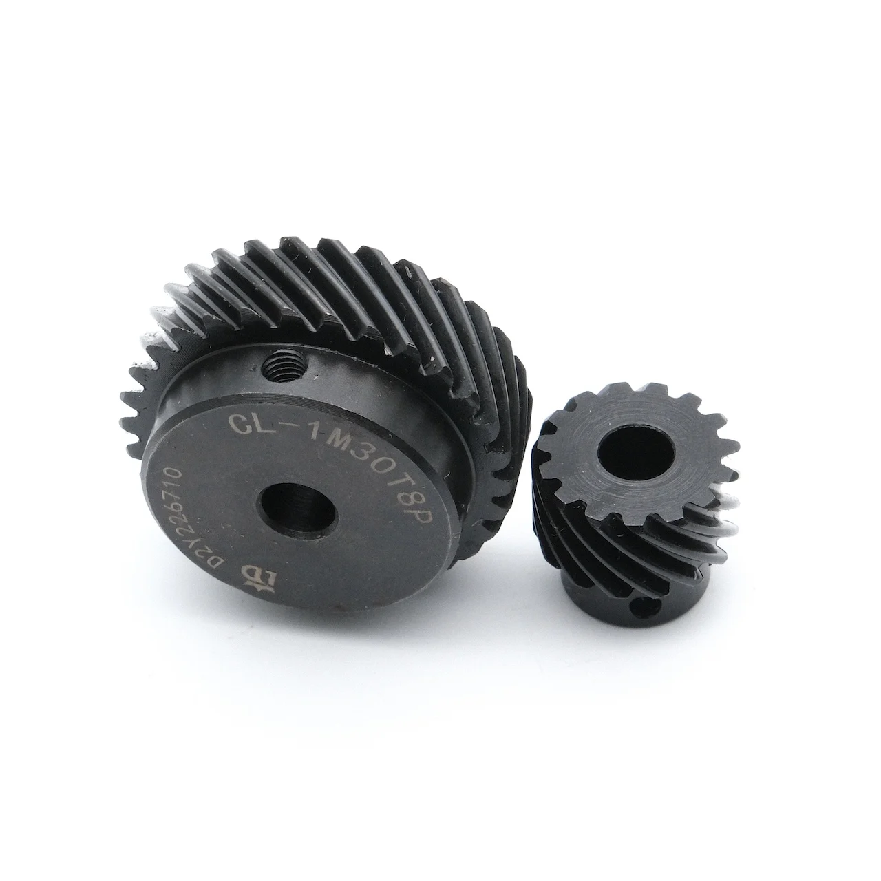 1: 2 Helical Gear 1M 15T 30T 8mm DIY Gearbox Variable Speed Right Angle Corner Device Bevel Gear