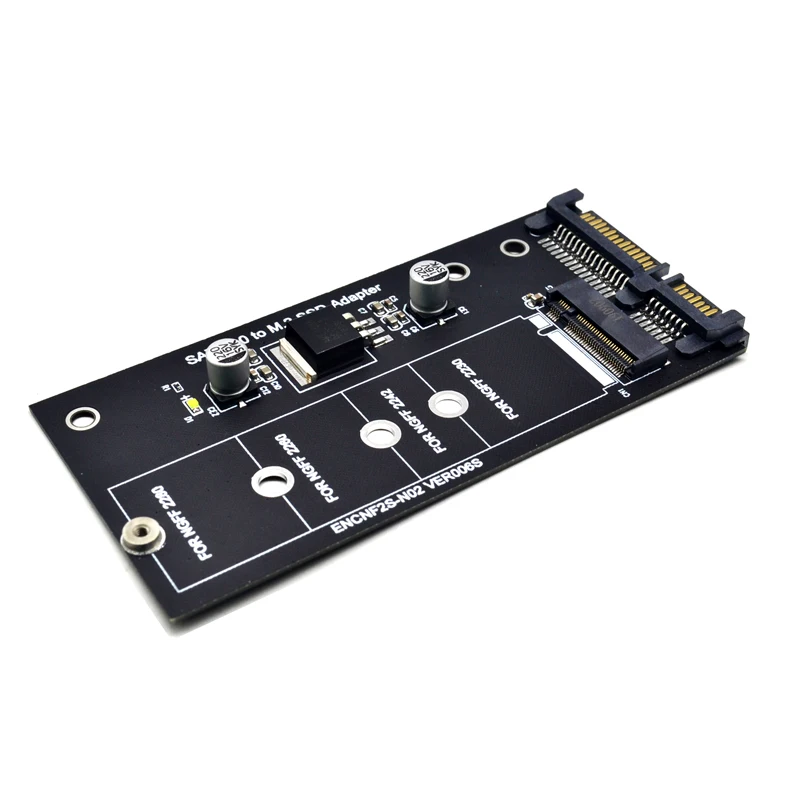 BTBcoin-Tarjeta Adicional NGFF M.2, adaptador M2 SATA3 Riser M2 a SATA, adaptador SSD M2 a SATA, tarjeta de expansión B, compatible con 30/42/60/80mm