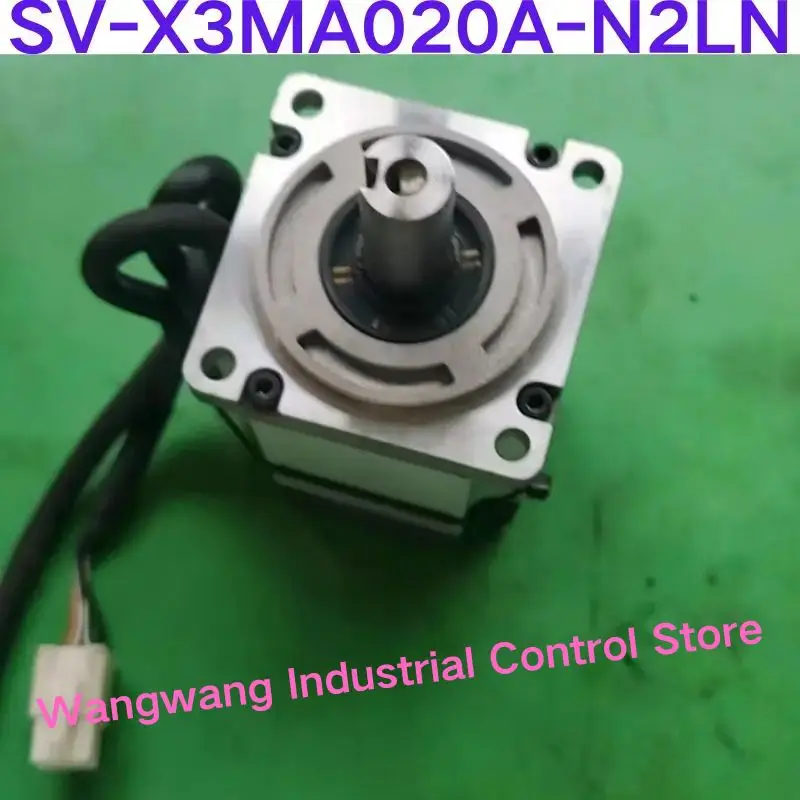 

Second-hand test OK , 200W servo motor SV-X3MA020A-N2LN
