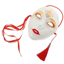 Elegant Masquerade Mask for Women Durable Plastic Cosplay Mask for Halloween Parties Performances and Festivals